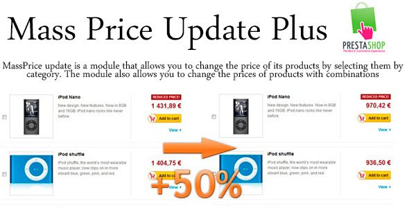 Modulo Prestashop para incrementar precios